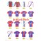 Crystal Palace FC Retro Art Shirts T-Shirt Crystal Palace FC Retro Art Shirts T-Shirt